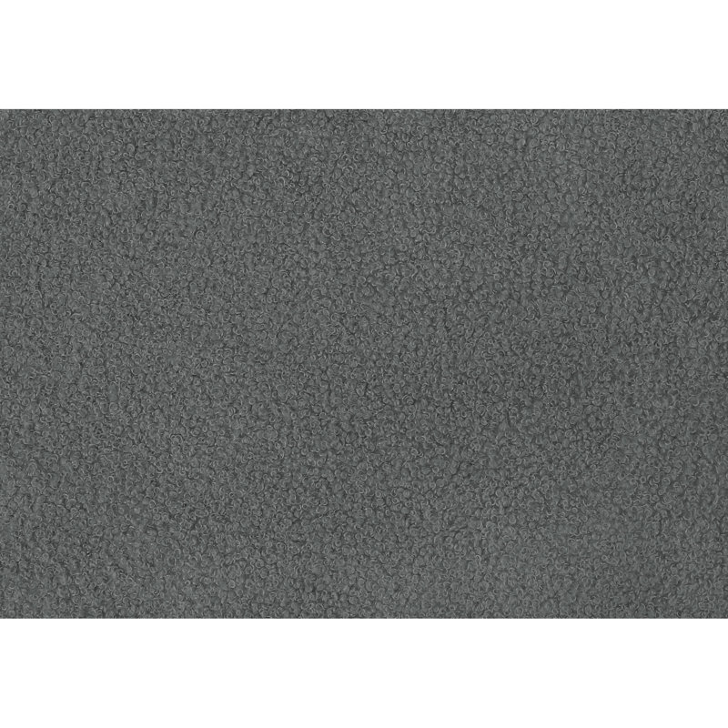 Upholstered Queen Size Bed Frame In Dark Grey Boucle, Transitional Bedroom Addition, Solid Wood Frame, Button - Headboard, Easy Assembly Boucle Fabric, Decor, Engineered Wood, Low Profile Design
