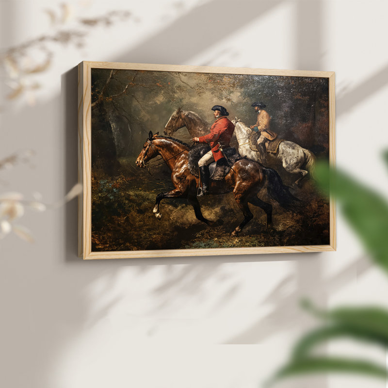 Faune - Lxxxx - Reproduction encadrée - Restickable, H 8 po x l 10 po, Naturel