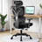 Baram Home Office Ergonomic Mesh Task Chair with Headrest and Footrest-616117727-584925840