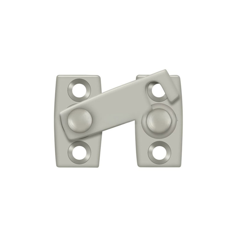 Brass Latch/Catch/Bolt, Brushed Nickel