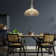 Vimini 1 - Light Beige Dome Pendant