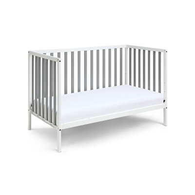 Deux Remi 3In1 Convertible Island Crib White/Gray