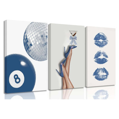 3 Piece Wrapped Canvas Wall Art