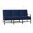 Monaco Aluminum Sofa - Slate Gray-70040642-70040645-93663383