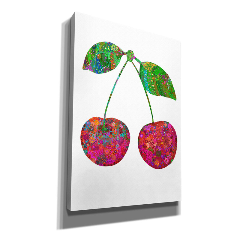 'Cherry2 by Noemi Ibarz, Canvas Wall Art, 18" x 26", 26" H x 18" W x 0.75" D