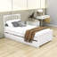 Lit plateforme simple en bois avec lit gigogne Mashonda-1918543303