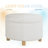 24" Wide Velvet Tufted Round Storage Ottoman with Storage-698825041