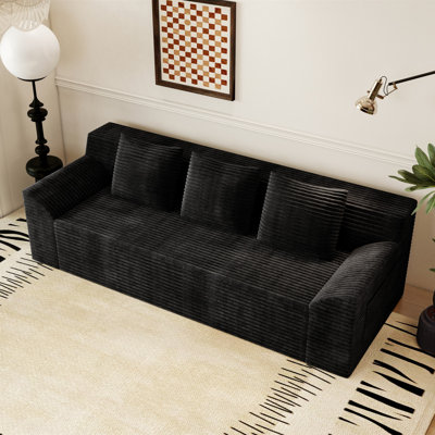 3-Setaser Sofa,Deep Seat Couches,Comfy Loveseat Sofa,for Living room, Bedroom,Conference room ,Apartment