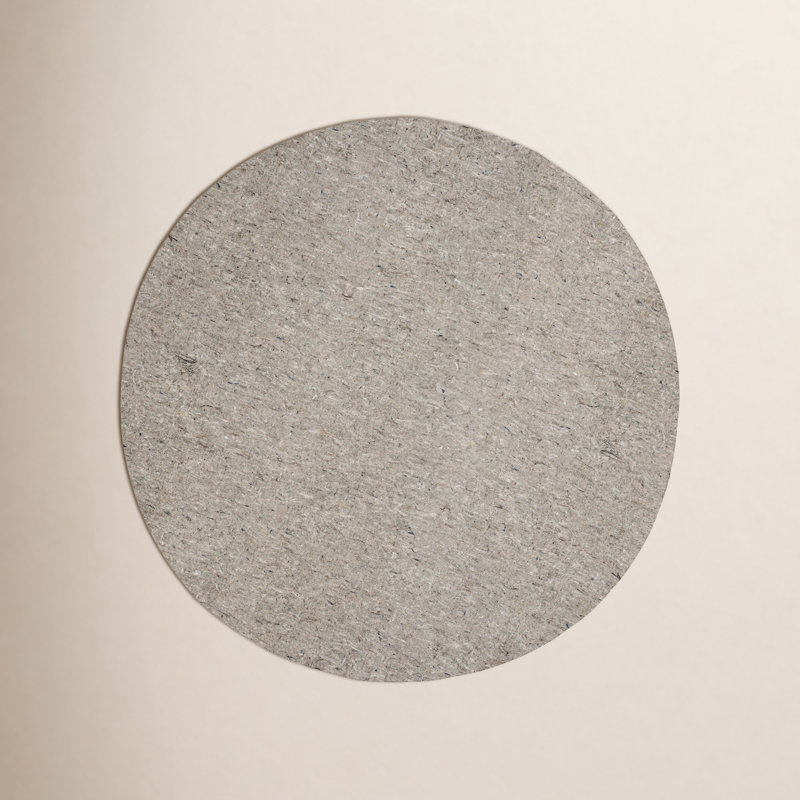Plush Rug Pad 1/3" - Basics by Wayfair™, Round 6'