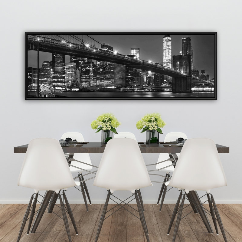 «City Under The Night» sur toile, H 20 po x l 60 po