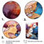 Rose et bleu tourbillonnant fluide, peinture V - art mural abstrait-2108198515-1887357536