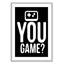 «You Game inversée», art encadré-48187846-48187834