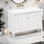 Meuble-lavabo noir rétro, 47,8 po-559656062