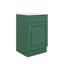 Meuble-lavabo chic de 20 pouces avec meuble-lavabo avec support de porte et tablette réglable-1093531179