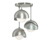 Brooklyn 3 - Light Double Shade Semi Flush Mount