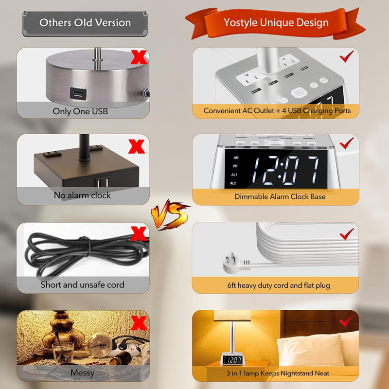 Lampe de table USB Mirio