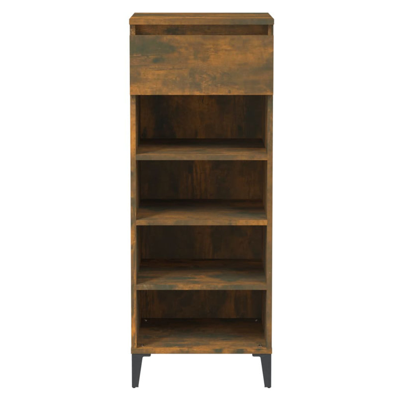 8 Pair Shoe Rack, Oak