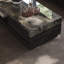 Table basse italienne en marbre sur pied