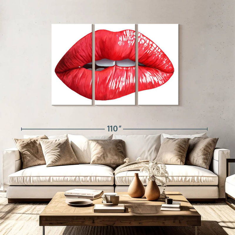 Shuttleworth Lip Biting, 48" H x 74" W