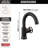 Trinsic Single Hole Bathroom Faucet with Wheel Handle, Single Handle Bathroom Sink Faucet-67405655