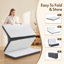 Matelas en mousse à mémoire de forme pliable de 4 po, matelas portable pliable avec housse lavable à la glace, pour lit escamotable, invités, voyage, camping et véhicule récréatif, lit double-2112205906-2112205908