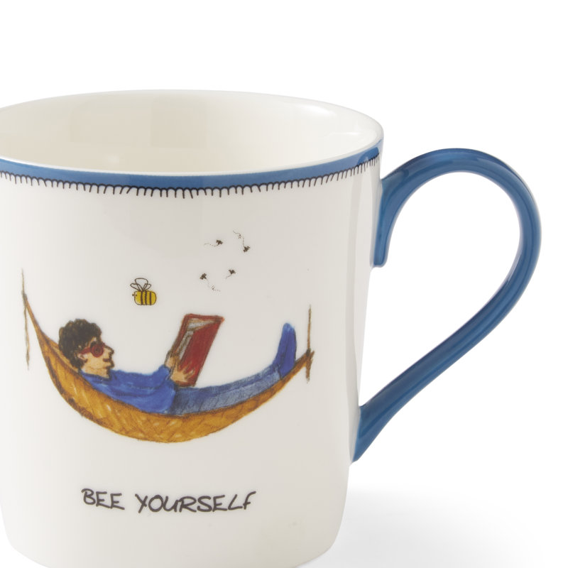 Kit Kemp, Doodles - Mug - Bee Yourself