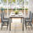 Janece 5 - Piece Dining Set with Velvet Upholstered Dining Chairs-1723959340-1692323360