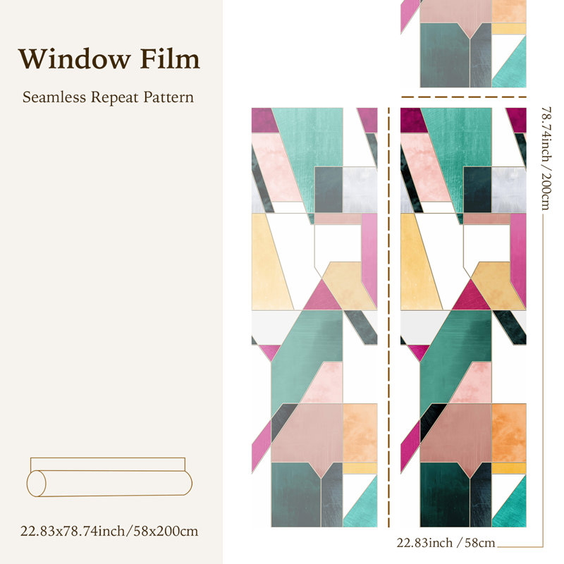 Geometric abstract geometric decorative wall sticker