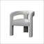 Chaise d'appoint beige Boucle