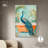 Elegant Peacock Bath Canvas Jungle Bathroom Art-1712378734-1712378735