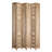 67'' H Solid Wood Folding Room Divider Privacy Screen with Hand-Carved Floral Design-1947146420-1946662770