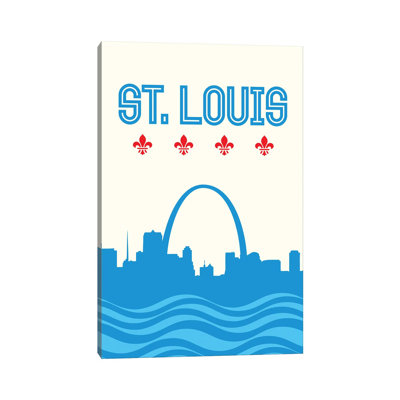 St. Louis Skyline - Wrapped Canvas Graphic Art