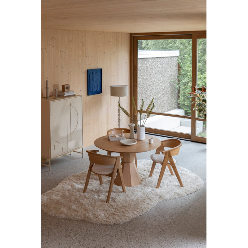 Rug Wool Area Rug in Beige