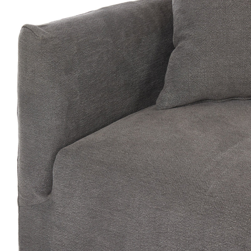 Lowell Slipcover Sofa, Gray
