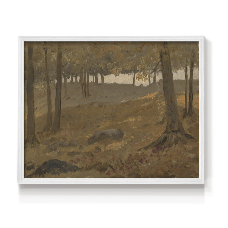 Paysages rétro-DCL XXVII - impression encadrée - réaménageable, H 16 po x l 20 po, Blanc