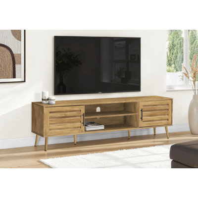 Tv Stand, 72 Inch, Console, Media Entertainment Center, Storage Cabinet