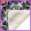 Intricate Black Damask Blankets-130697291