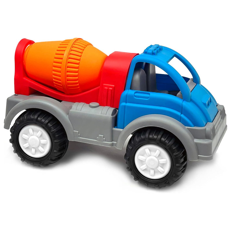 American Plastic Toys Gigantic Cement Mixer with Rotating Drum and Sturdy Wheels