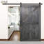 Ensemble de quincaillerie de porte de grange nouée avec porte coulissante British Brace-110828865-92644807