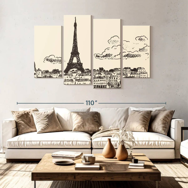 Croquis de Lynelle Paris, H 54 po x l 84 po