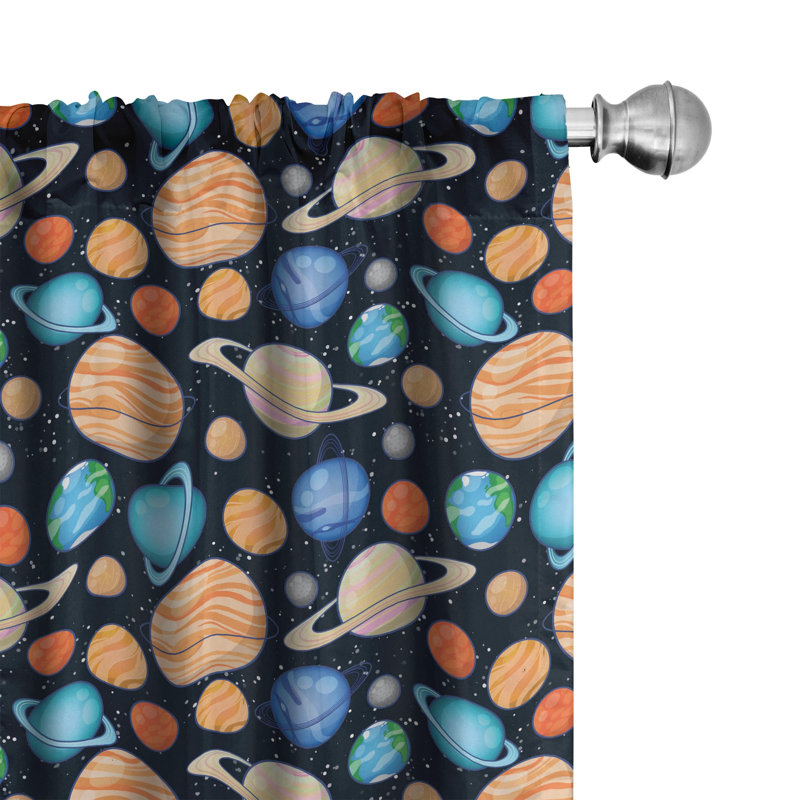 Galaxy Semi-Sheer Rod Pocket Sliding Panel, 28" x 84"