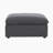 Bhavini 40" Modern & Contemporary Microfiber Ottoman with Luxurious Down Blend Topper Comfort, Superior High-Density Foam Cushioning