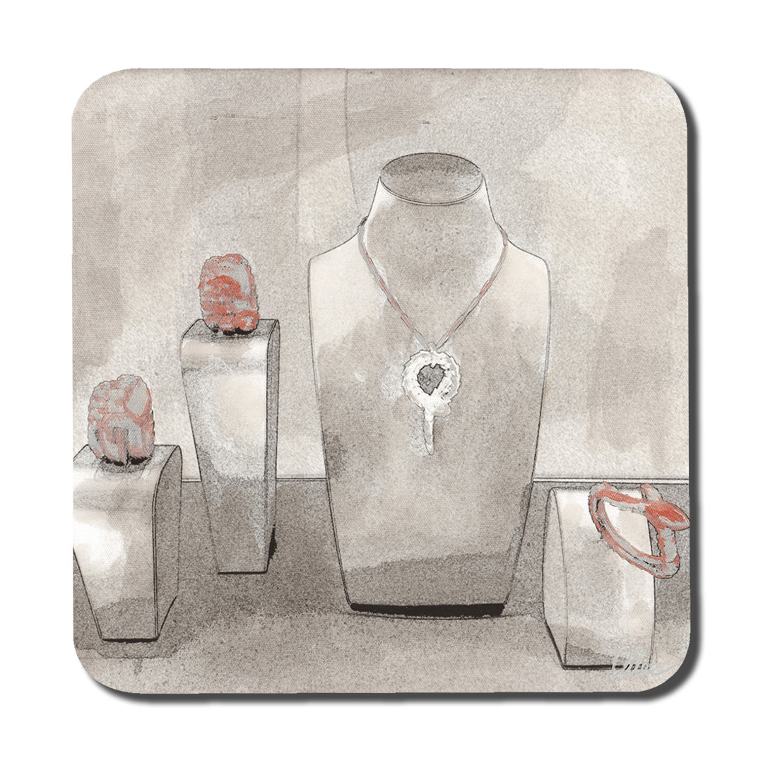 Square 6 Piece Coaster Set