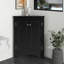 Armoire de rangement triangulaire pour salle de bain avec tablettes réglables, armoire de plancher autoportante pour la cuisine à domicile-844720003