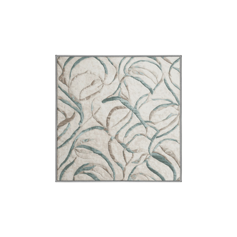 Tapis gris soyeux et moelleux, Rectangle de 5 pi x 8 pi