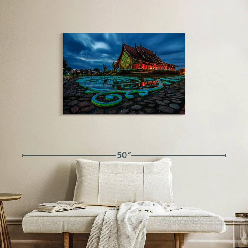 Adella Sirindhorn Wararam Temple, 24" H x 36" W