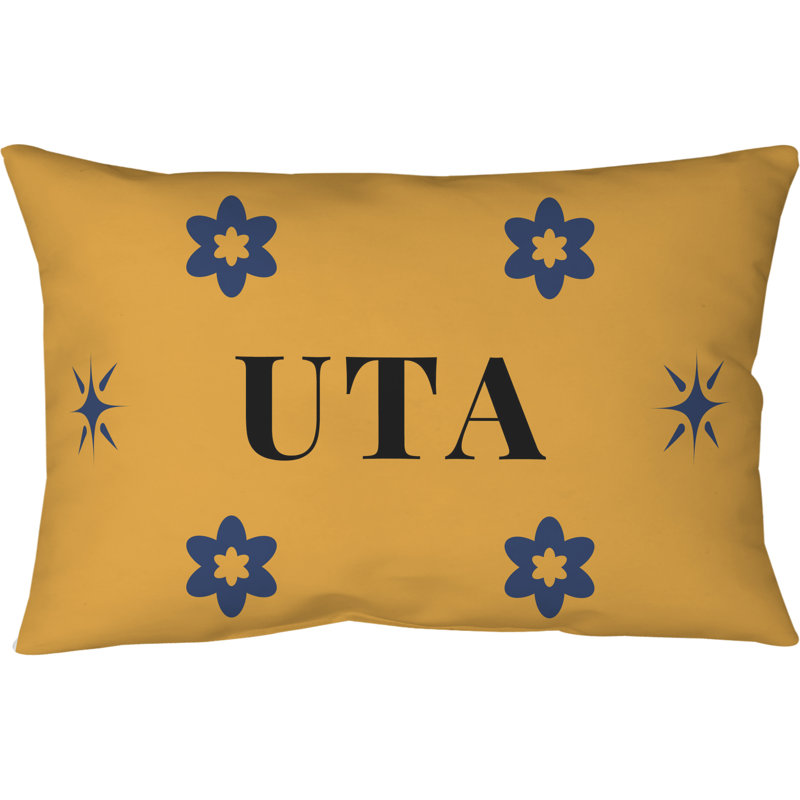 Oreiller pour le corps en microfibre de basketball Utah 20 po x 54 po, Or, noir, bleu, Utah