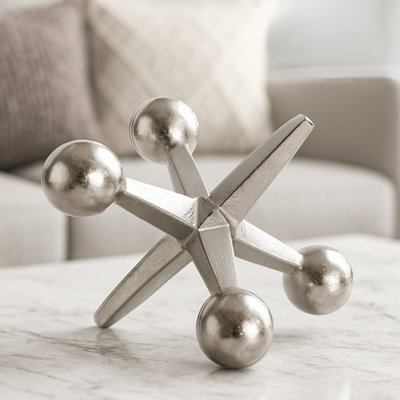 Abstract Geometric Aluminum Sculpture