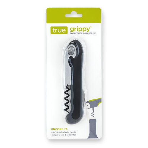 True Brands Grippy Soft-Touch Waiter's Corkscrew