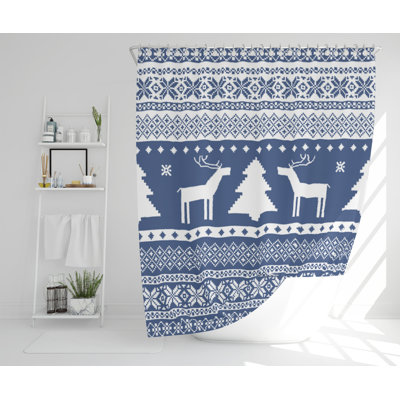 Dobbs Polyester Shower Curtain Set